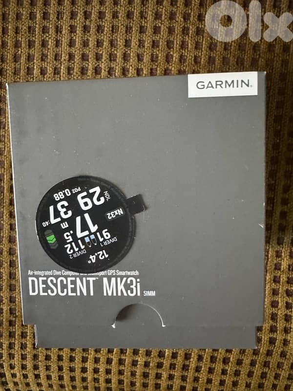 garmin descent mk3i-51mm carbon gray dlc titanium 3