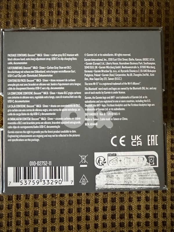 garmin descent mk3i-51mm carbon gray dlc titanium 4