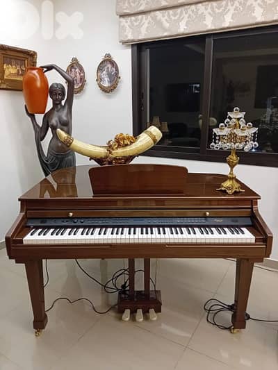 Digital Baby Grand Piano Brown colour like new