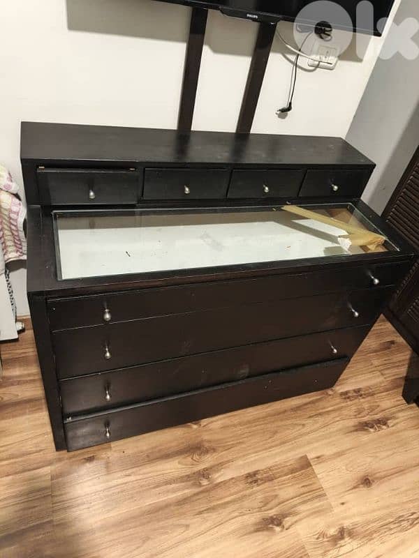 غرفه نوم كامله خشب ملبس شغل استقبال 1