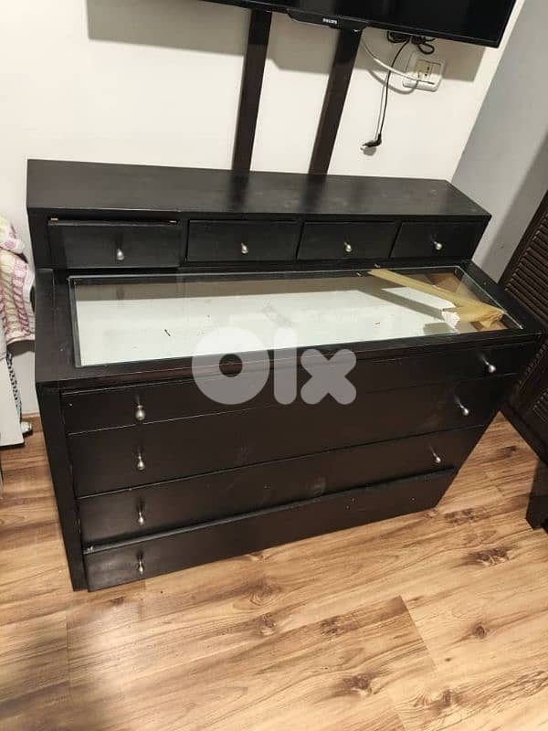 غرفه نوم كامله خشب ملبس شغل استقبال 5