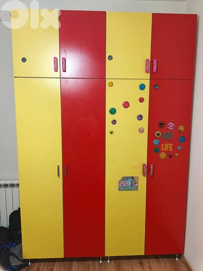 خزانه طبقين خشب ممتاز