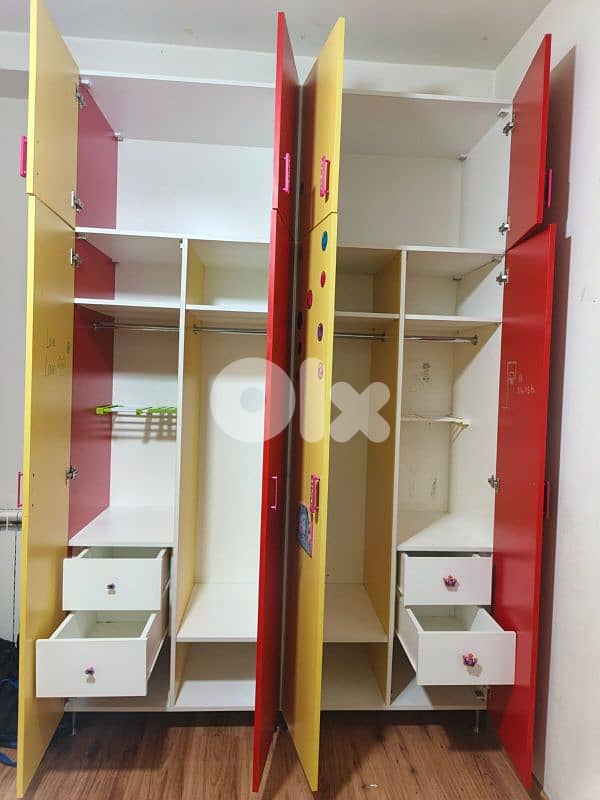 خزانه طبقين خشب ممتاز 1