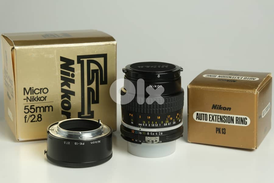 Nikon Ai 24mm f2.8 + macro 55mm f2.8 4