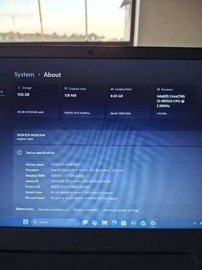 Dell Inspiron 15 3501 - Core i3 10th Gen - Like New