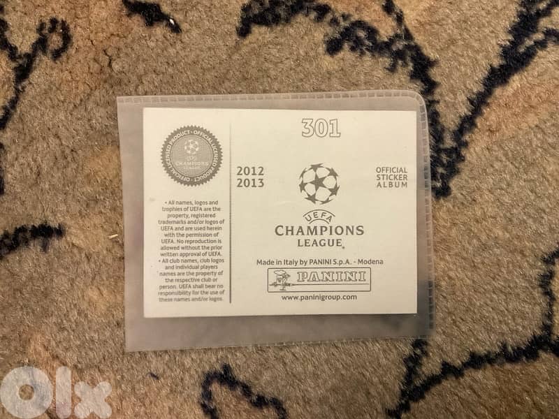 PETR CECH 2012-2013 champions league sticker 1