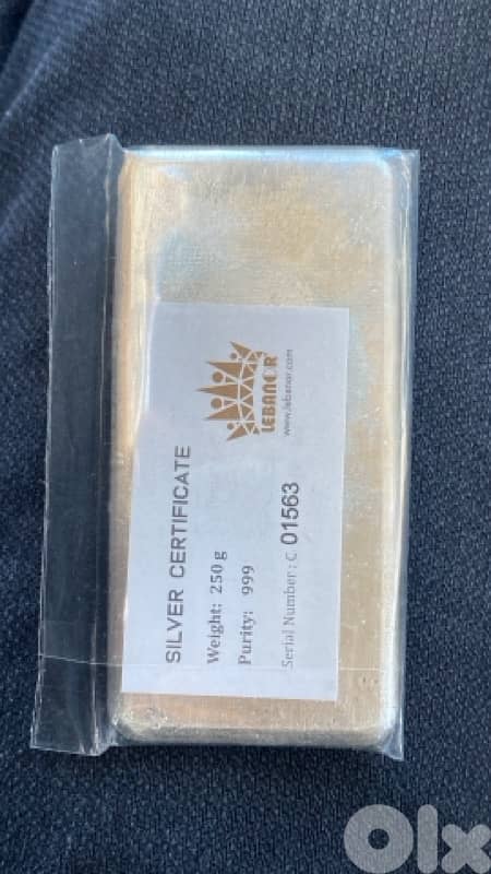 Silver Bar 250g 1