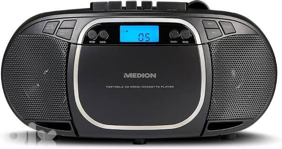 medion cd cassette radio aux usb player