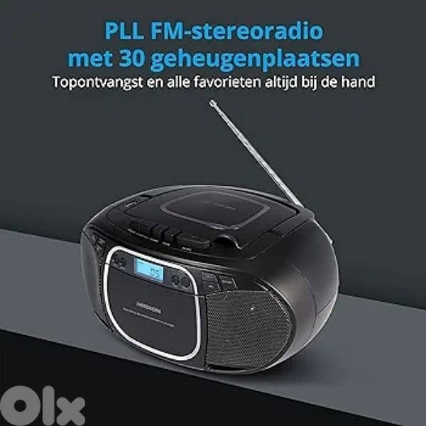 medion cd cassette radio aux usb player 1