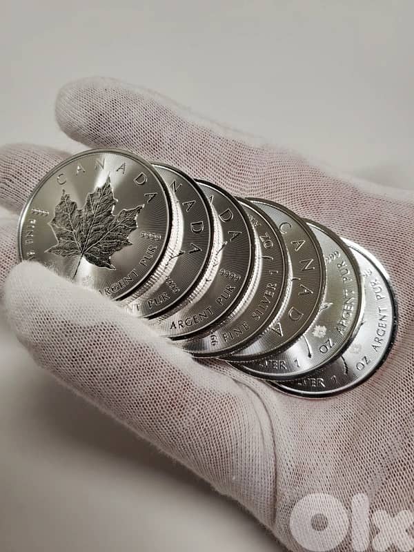 Silver coins 1oz (999) 5