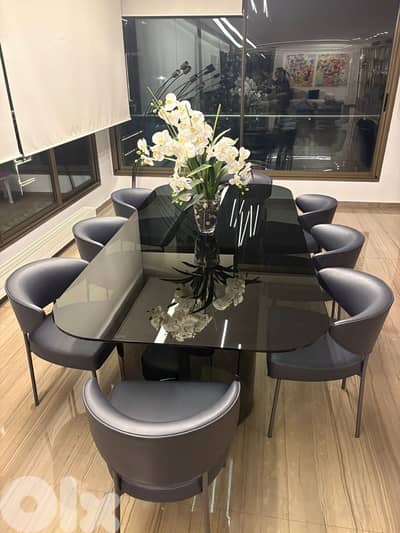 glass dinning table