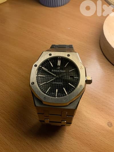 AP 41mm black dial swiss machine