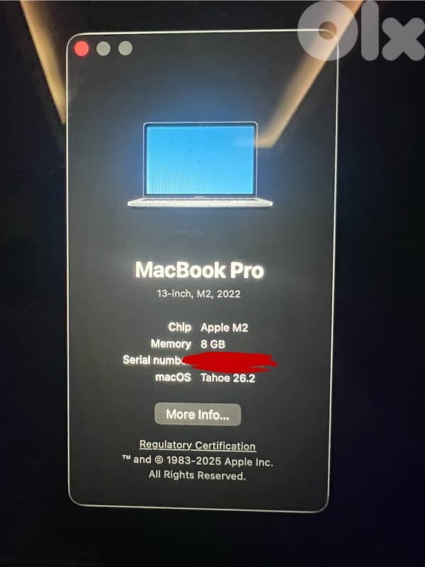 Macbook pro m2  13 inch 2022 3