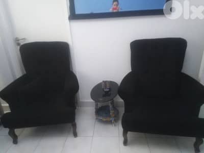 Black Armchair كنبايه مقعد اسود