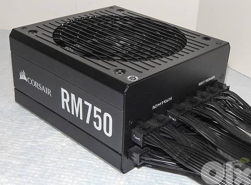 Corsair RM750 80 plus gold fully modular power supply 1