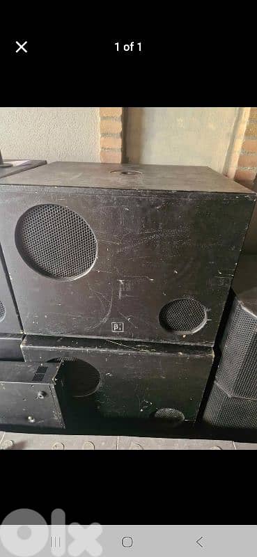 x4 subwoofer beta3 18inch passive