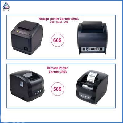reciept printer usb+rg11 for 50$/usb+lan+rg11 60$/ barcode 365-> 58$