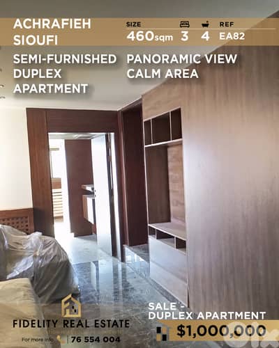 Apartment Duplex for sale in Achrafieh EA82 شقة دوبلكس للبيع في سيوفي