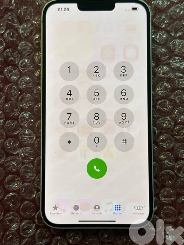 iphone 14plus تطبيع خفيف بالشاشة ما مبين عالاسود (دون جمرك ) 4