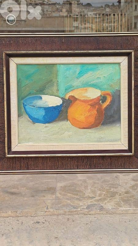 لوحة رسم زيتي اوروبية 2