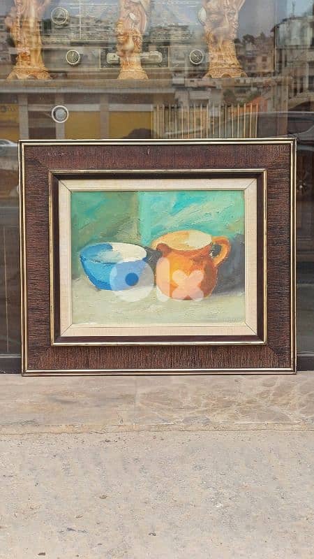 لوحة رسم زيتي اوروبية 6