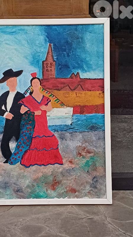 لوحة رسم زيتي اوروبية 3