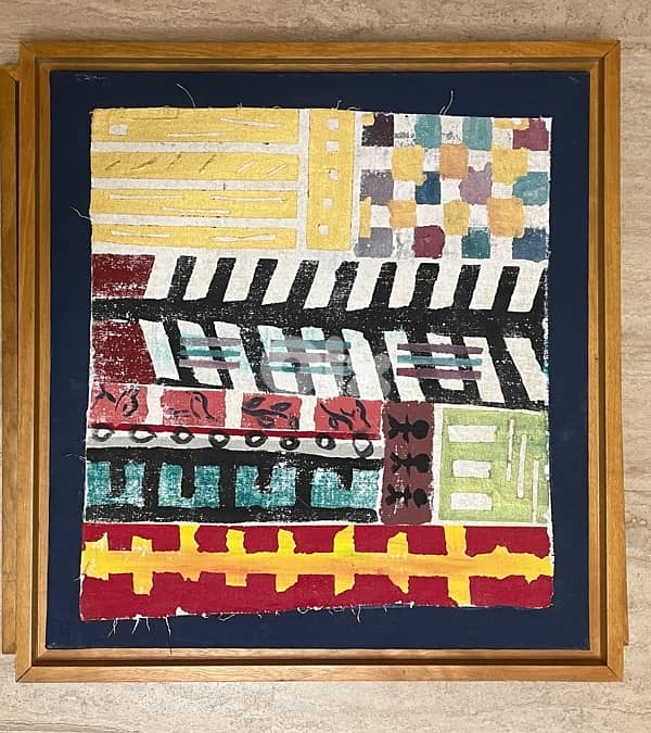 4 framed oil paintings on canvas 2