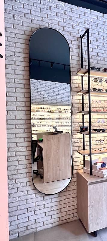 wood dispalys, cabinet , desk, shelves, tables and mirrors for shop 8