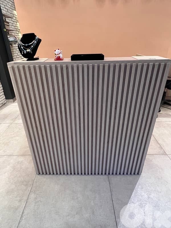 wood dispalys, cabinet , desk, shelves, tables and mirrors for shop 9