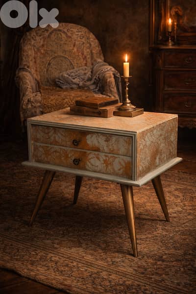 antiue artdeco side table