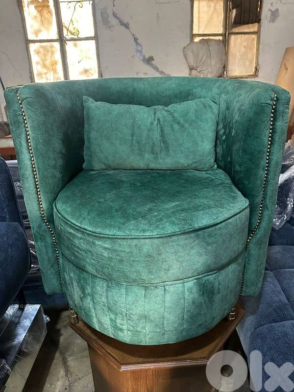 طقم كنبايات مودرن شبه جديد 1