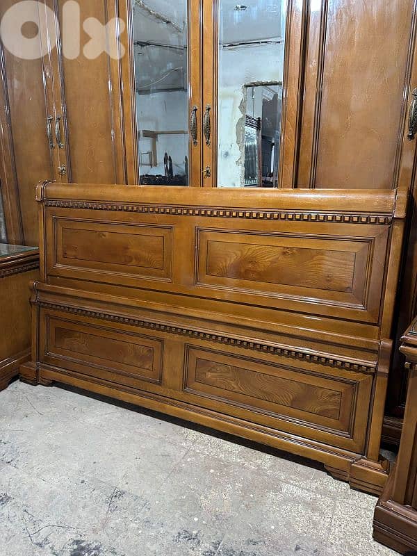 اوضة نوم خشب زان ولاتي كلا ملبسة قشر 8