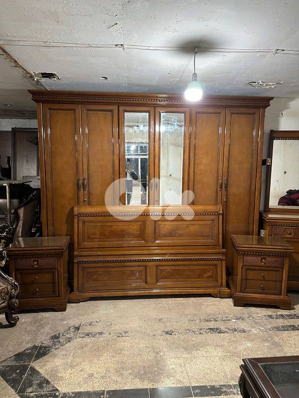 اوضة نوم خشب زان ولاتي كلا ملبسة قشر 11