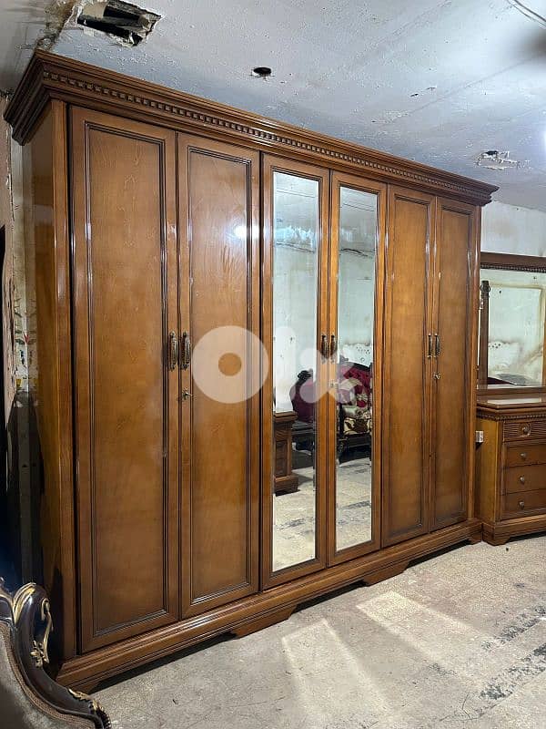 اوضة نوم خشب زان ولاتي كلا ملبسة قشر 12