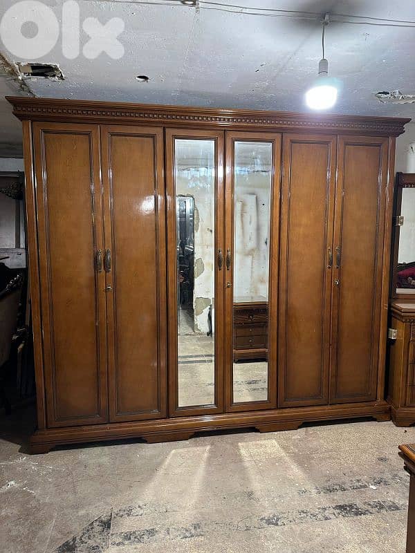 اوضة نوم خشب زان ولاتي كلا ملبسة قشر 13