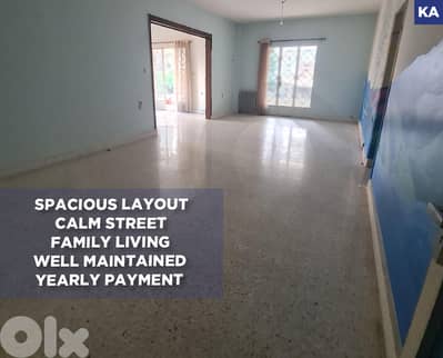 3-Bedroom Apartment with Maid Room for Rent Achrafieh REF#KA131192