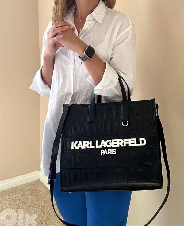 KARL LAGERFELD NEW IN TAG TOTE BAG 1