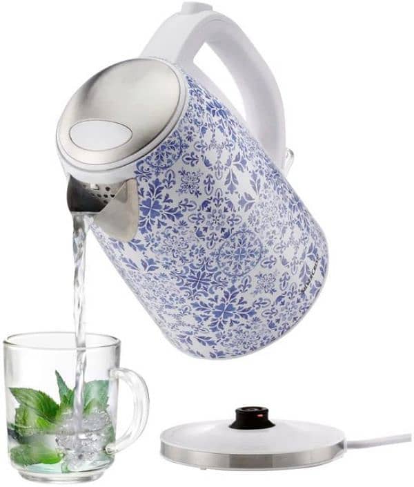 silver crest stainless steel kettle 3