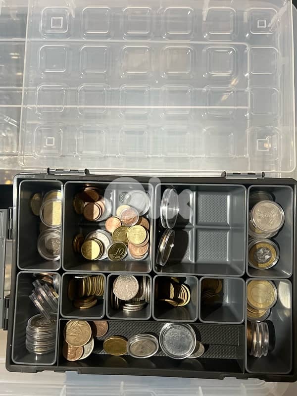 lot of lebanese and International Coins 3