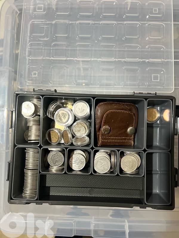 lot of lebanese and International Coins 5