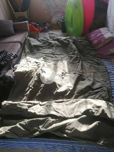 شادر مقاوم للمياه، عرض متر و نص، طول تسعة امتار و نص