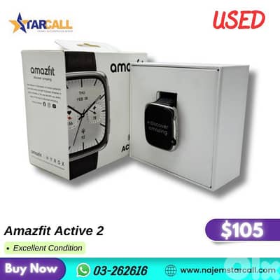 Amazfit Active 2  Excellent Condition