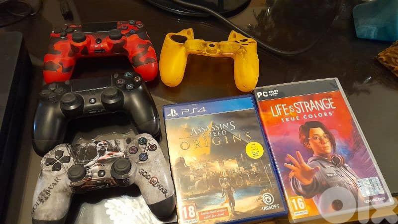 Ps4 slim 500gb sealed with 3 controllers and tv 2