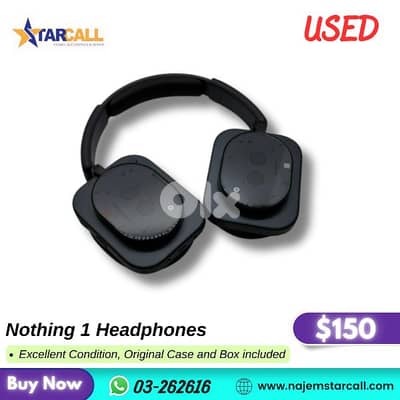Nothing 1 Headphones  $150  Excellent Condition,