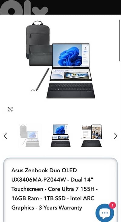 asus zenbook duo OLED
