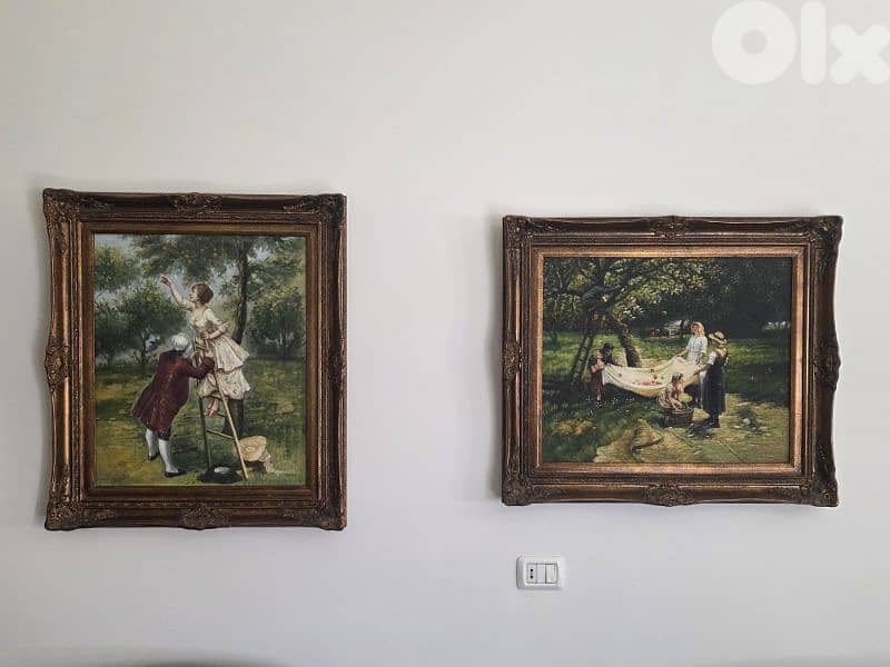 Twin Framed Paintings 2