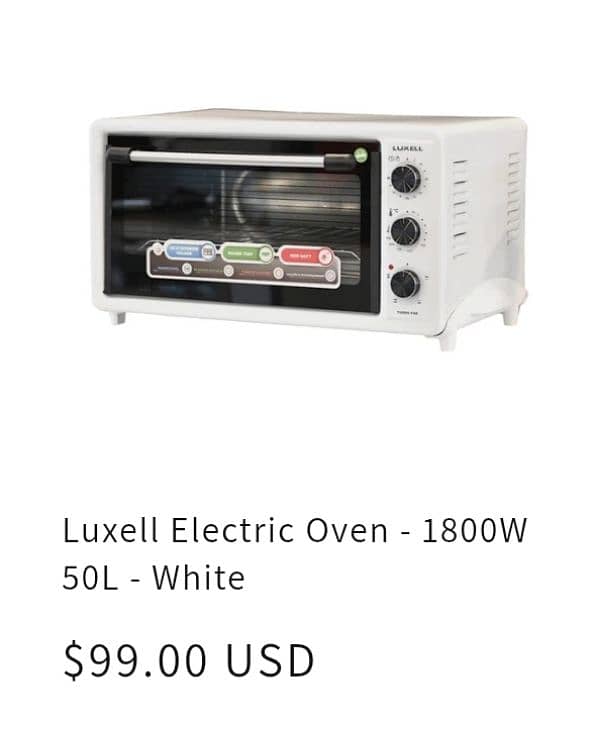 Electric oven 1