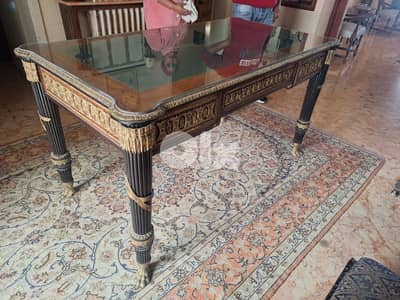 مكتب فرنسي انتيك فخم ومميز منزل برونز من الروائع لا يتكرر