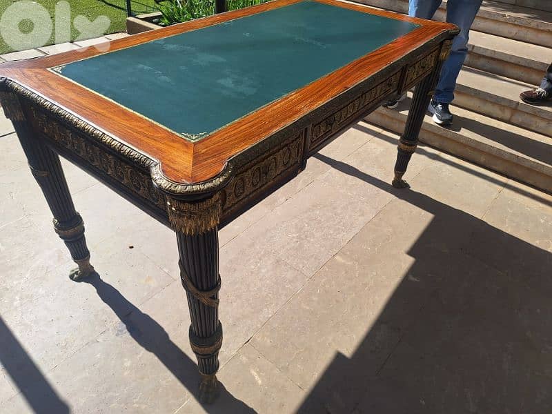 مكتب فرنسي انتيك فخم ومميز منزل برونز من الروائع لا يتكرر 6