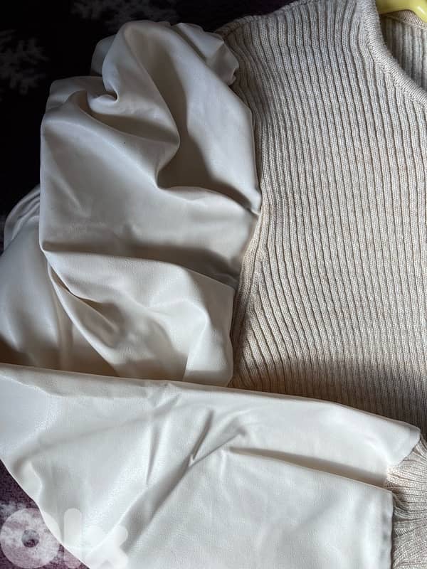 BEIGE  2 textures blouse 4